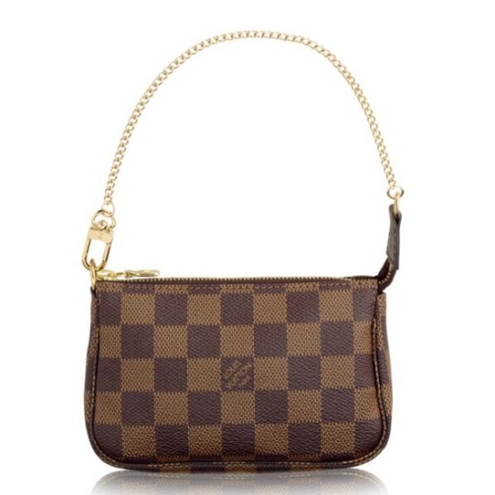Replica perfette Borse Mini Pochette Accessoires Damier Ebene N58009