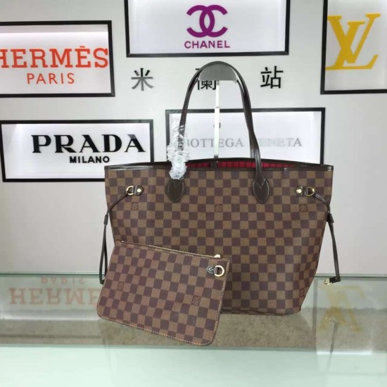 Replica Borse Neverfull MM Damier Ebene N41358 Imitazioni Replica perfette Borse Neverfull MM Damier Ebene N41358
