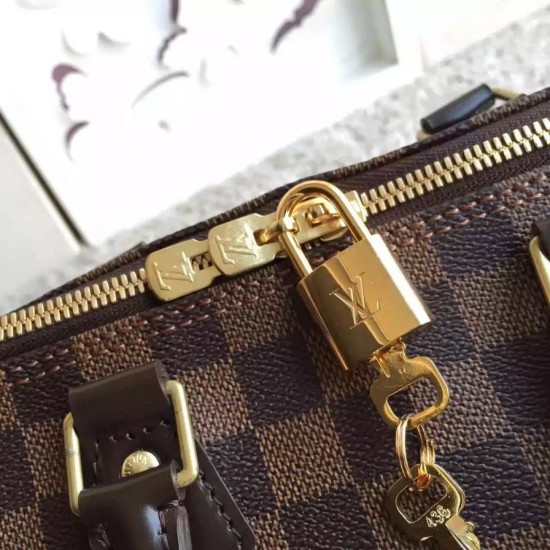 Replica Borse Speedy Bandoulière 25 Damier Ebene N41368 Imitazioni Replica perfette Borse Speedy Bandoulière 25 Damier Ebene N41368