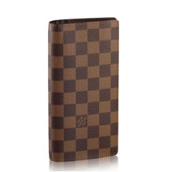 Damier Ebene Canvas Brazza Portafoglio N60017