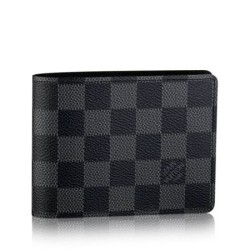 Damier Graphite Tela multiplo N62663 Portafoglio
