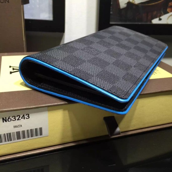 Replica Pari Damier portafoglio Brazzà Cobalt N63243 Pari replica Damier portafoglio Brazzà Cobalt N63243 imitazioni perfette