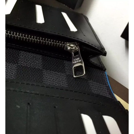 Replica Pari Damier portafoglio Brazzà Cobalt N63243 Pari replica Damier portafoglio Brazzà Cobalt N63243 imitazioni perfette