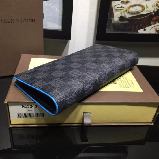 Replica Pari Damier portafoglio Brazzà Cobalt N63243 Pari replica Damier portafoglio Brazzà Cobalt N63243 imitazioni perfette