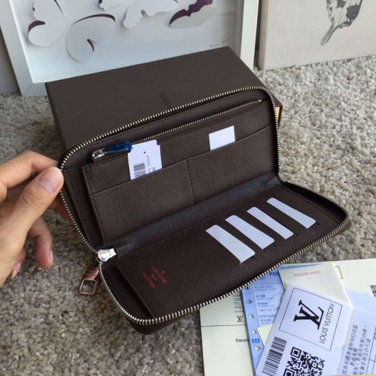 Replica di alta qualità Zippy Portafoglio verticale N61207 Damier Ebene di alta qualità Zippy Portafoglio verticale N61207 Damier Ebene imitazioni perfette