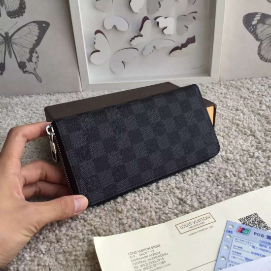 Replica Borsa Dettagli perfetti Zippy Portafoglio verticale N63095 Damier Graphite replica Dettagli perfetti Zippy Portafoglio verticale N63095 Damier Graphite imitazioni perfette