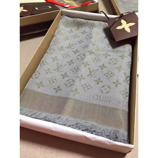 Replica Alta gamma Monogram Beige brillare Scialle M75121 Alta gamma replica Monogram Beige brillare Scialle M75121 imitazioni perfette