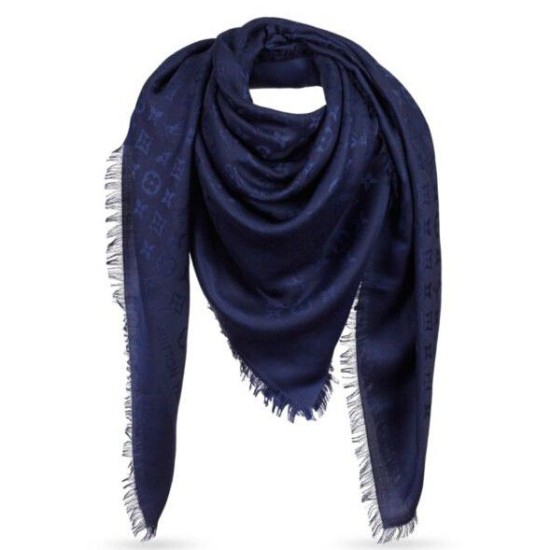 Replica falso Monogram Blu Scialle M72412 falso Monogram Blu Scialle M72412 imitazioni perfette