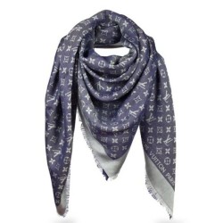 Monogram Denim Blu Scialle M71376 imitazioni perfette