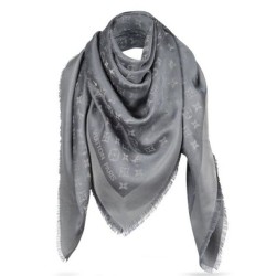 Monogram grigio brillare Scialle M75120