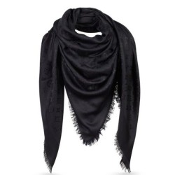 Dettagli perfetti Monogram Scialle M71329 Nero