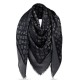 Replica falso Sciarpa Monogram brillare M72252 Nero falso Sciarpa Monogram brillare M72252 Nero imitazioni perfette