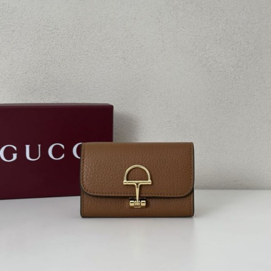 Replica Alta gamma Porta carte Gucci Softbit 828148 Marrone Imitazioni Replica Alta gamma Porta carte Gucci Softbit 828148 Marrone