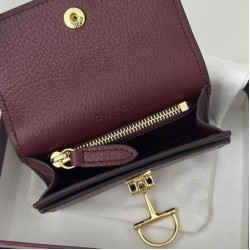 Pari di alta qualità Porta carte Gucci Softbit 828148 Rosso vino Pari di alta qualità Porta carte Gucci Softbit 828148 Rosso vino