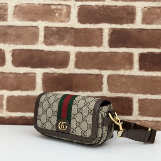Replica Borsa mini Gucci Ophidia 795466 marrone Imitazioni Replica Borsa mini Gucci Ophidia 795466 marrone