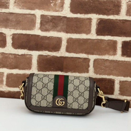 Replica Borsa mini Gucci Ophidia 795466 marrone Imitazioni Replica Borsa mini Gucci Ophidia 795466 marrone