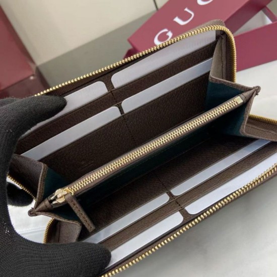 Replica Alta gamma Portafoglio Gucci Ophidia con cerniera 838484 marrone Imitazioni Replica Alta gamma Portafoglio Gucci Ophidia con cerniera 838484 marrone