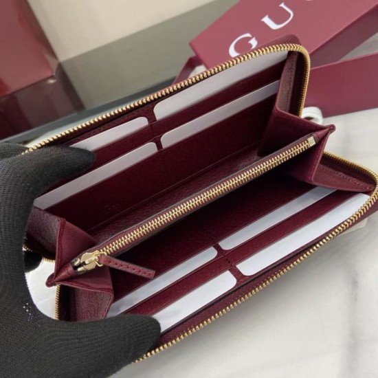 Replica Alta gamma Portafoglio Gucci Ophidia con cerniera 838484 rosso Imitazioni Replica Alta gamma Portafoglio Gucci Ophidia con cerniera 838484 rosso