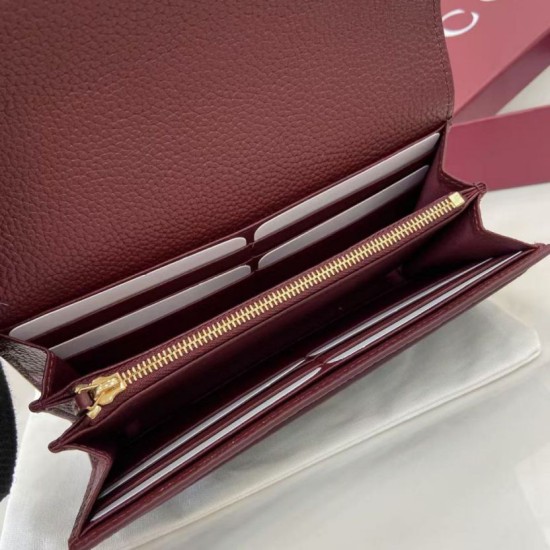 Replica Pari Portafoglio Gucci GG Marmont bicolore con cerniera 456117 nero Imitazioni Replica Pari Portafoglio Gucci GG Marmont bicolore con cerniera 456117 nero