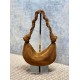 Replica Borsa hobo YSL Saint Laurent Amalia pelle scamosciata caramello Imitazioni Replica Borsa hobo YSL Saint Laurent Amalia pelle scamosciata caramello