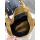 Replica Borsa a tracolla Amalia YSL Saint Laurent scamosciata decorata marrone
