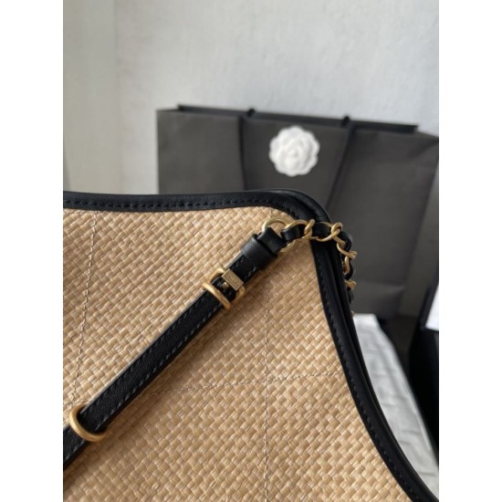Replica Borse Chanel Maxi Shopping Tote Piccola/Grande AS5463 Rafia/Vitello Marrone/Nero Imitazioni Replica Borse Chanel Maxi Shopping Tote Piccola/Grande AS5463 Rafia/Vitello Marrone/Nero