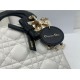 Replica Borse Dior Mini Lady Dior agnello cannage Arco beige/nero Imitazioni Replica Borse Dior Mini Lady Dior agnello cannage Arco beige/nero