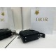 Replica Borsa Dior Mini Lady Dior Arco con ciondoli D.I.O.R neri hardware argento Imitazioni Replica Borsa Dior Mini Lady Dior Arco con ciondoli D.I.O.R neri hardware argento