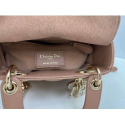 Borse Dior Mini Lady Dior Arco con ciondoli D.I.O.R Rosa cipria Borse Dior Mini Lady Dior Arco con ciondoli D.I.O.R Rosa cipria