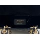 Replica Borsa Dior Mini Lady Dior Arco con ciondoli D.I.O.R neri hardware dorato Imitazioni Replica Borsa Dior Mini Lady Dior Arco con ciondoli D.I.O.R neri hardware dorato