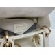 Replica Borse Dior Mini Lady Dior Arco con ciondoli D.I.O.R  bianco hardware dorato