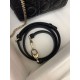 Replica Borsa Mini Lady Dior con cuciture cannage nero Imitazioni Replica Borsa Mini Lady Dior con cuciture cannage nero