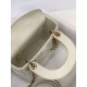 Replica Borsa 1:1 Mini Lady Dior con cuciture cannage bianco Imitazioni Replica Borsa 1:1 Mini Lady Dior con cuciture cannage bianco