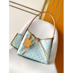 Louis Vuitton Carryall PM/MM M27532 M27948 Altro Blu Tela