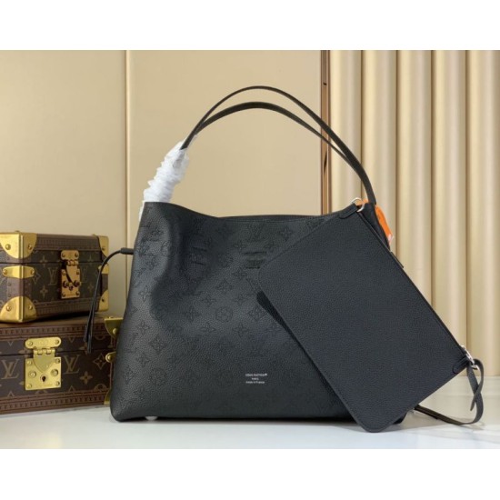 Replica Borsa tote Louis Vuitton Mahina Boundless M13180 M13179 Nero Imitazioni Replica Borsa tote Louis Vuitton Mahina Boundless M13180 M13179 Nero