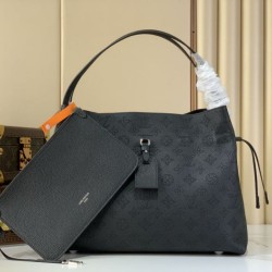 Replica Borsa tote Louis Vuitton Mahina Boundless M13180 M13179 Nero