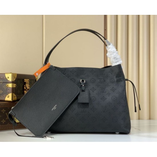 Replica Borsa tote Louis Vuitton Mahina Boundless M13180 M13179 Nero Imitazioni Replica Borsa tote Louis Vuitton Mahina Boundless M13180 M13179 Nero