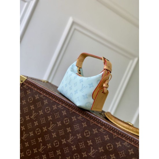 Replica Borsa LV Pochette Hills blu Imitazioni Replica Borsa LV Pochette Hills blu