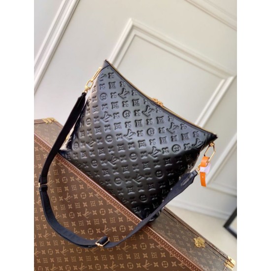 Replica Borse LV M12068 Coussin Hobo MM nera Imitazioni Replica Borse LV M12068 Coussin Hobo MM nera