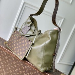 Replica Borse Firmate a mano Louis Vuitton CarryAll Vibe MM M14268 Verde Imitazioni Replica Borse Firmate a mano Louis Vuitton CarryAll Vibe MM M14268 Verde