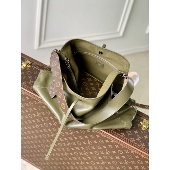 Replica Borse Firmate a mano Louis Vuitton CarryAll Vibe MM M14268 Verde Imitazioni Replica Borse Firmate a mano Louis Vuitton CarryAll Vibe MM M14268 Verde