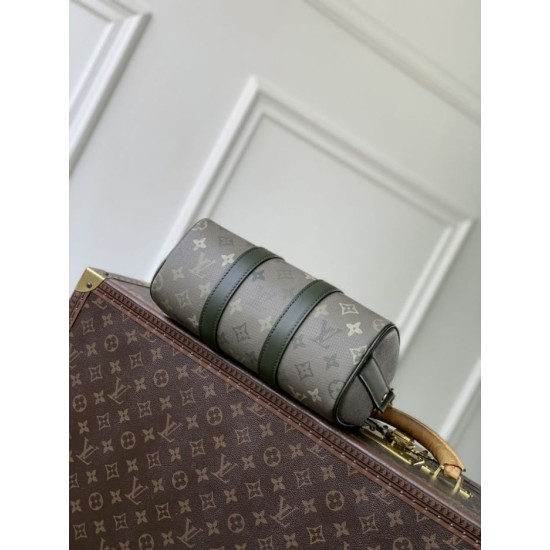 Replica Bora Pari Louis Vuitton Keepall Bandoulière 25 M26930 uomo verde