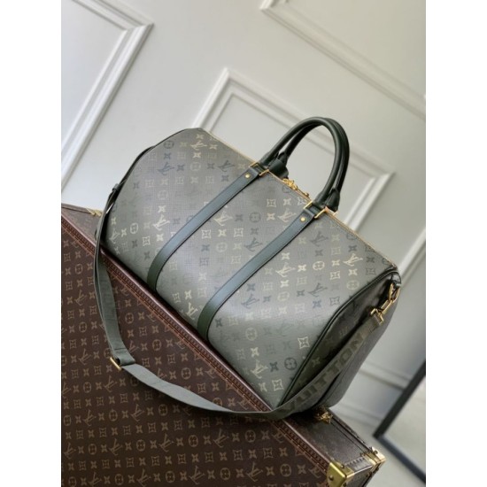 Replica Borsa da viaggio Louis Vuitton Keepall Bandoulière 50 M26959 verde Imitazioni Replica Borsa da viaggio Louis Vuitton Keepall Bandoulière 50 M26959 verde