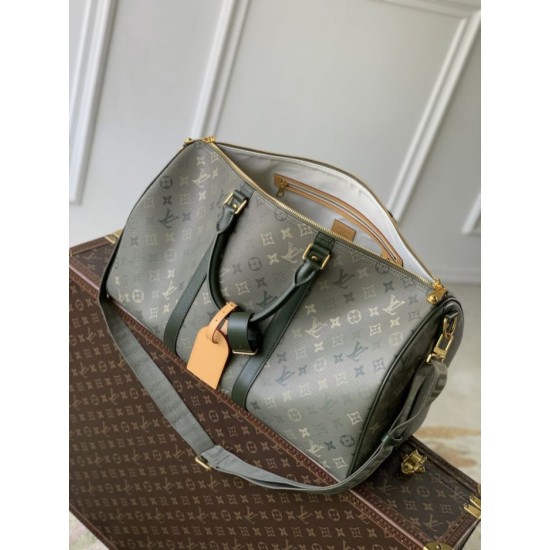 Replica Borsa da viaggio Louis Vuitton Keepall Bandoulière 50 M26959 verde Imitazioni Replica Borsa da viaggio Louis Vuitton Keepall Bandoulière 50 M26959 verde