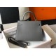 Replica Borsa Sellier Kelly 25 Hermes Epsom Grigio scuro Imitazioni Replica Borsa Sellier Kelly 25 Hermes Epsom Grigio scuro