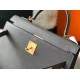 Replica Borsa Sellier Kelly 25 Hermes Epsom Grigio scuro Imitazioni Replica Borsa Sellier Kelly 25 Hermes Epsom Grigio scuro