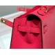 Replica Borsa Sellier Kelly 25cm Hermes Epsom Rosa rossa Imitazioni Replica Borsa Sellier Kelly 25cm Hermes Epsom Rosa rossa