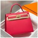 Replica Borsa Sellier Kelly 25cm Hermes Epsom Rosa rossa Imitazioni Replica Borsa Sellier Kelly 25cm Hermes Epsom Rosa rossa