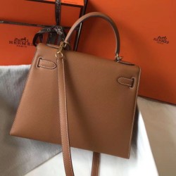 Replica Borse Hermes Kelly 28cm Epsom Marrone GHW Imitazioni Replica Borse Hermes Kelly 28cm Epsom Marrone GHW