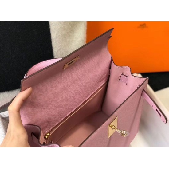 Replica Borse Hermes Kelly 28cm Epsom Rosa GHW Imitazioni Replica Borse Hermes Kelly 28cm Epsom Rosa GHW